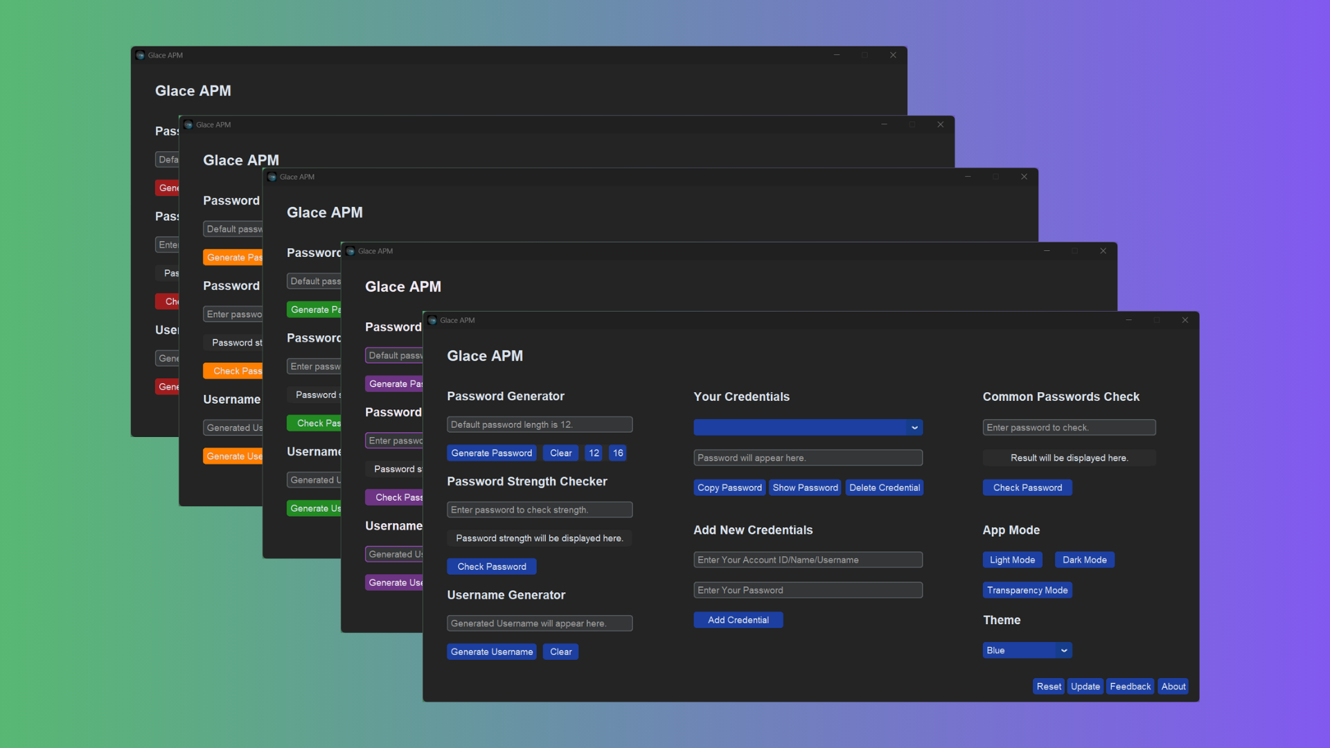 Built-in theme options